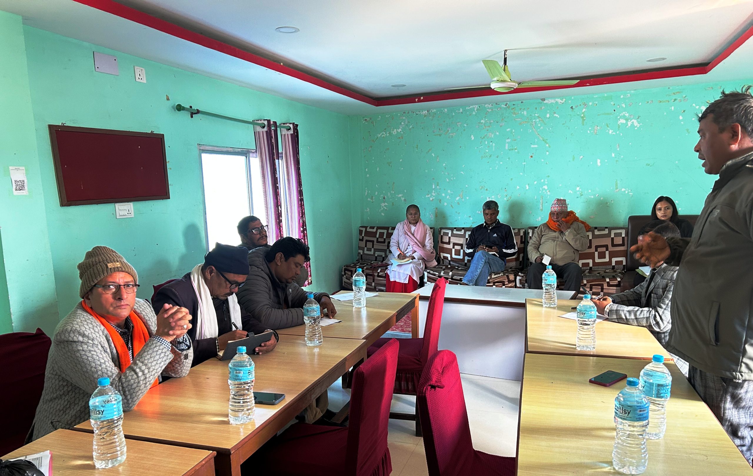 Interaction with the Mayor of Ghodaghodi Municipality Kailali along with NIRN–Nepal Board Members and members of the Ghodaghodi Interfaith Committee.